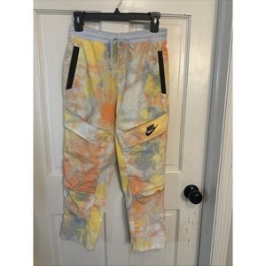 NIKE kids Sportswear Pants Jogger parachute cargo Tie-dye DA0831-085 Size Large